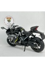 CFMOTO 250SR 1:12 Sesli Işıklı Diecast Motosiklet Modeli - Siyah - Görsel 5