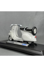 Vespa 150 VL 1T 1:18 Diecast Scooter Modeli - Gri - Görsel 4