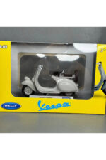 Vespa 150 VL 1T 1:18 Diecast Scooter Modeli - Gri - Görsel 6
