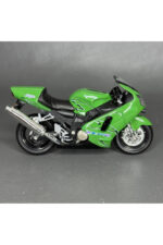 Kawasaki Ninja ZX-12R 2001 1:18 Diecast Motosiklet Modeli - Yeşil - Görsel 2