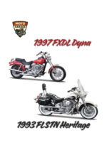 1:18 Harley-Davidson 90'lar Klasikleri İkili Set - 1997 FXDL Dyna & 1993 FLSTN Heritage
