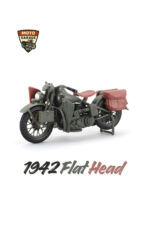 Maisto 1:18 Harley-Davidson Klasik İkili Set - 1948 Panhead & 1942 Flathead Military Koleksiyonluk - Görsel 2