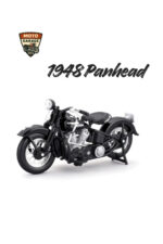 Maisto 1:18 Harley-Davidson Klasik İkili Set - 1948 Panhead & 1942 Flathead Military Koleksiyonluk - Görsel 5