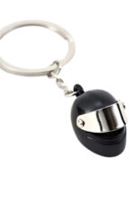 Mini Kask Siyah Renk Metal Anahtarlık & Charm | Motorcu Hediyelik