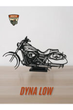 Harley Dyna Low Rider Masa Dekoru – Motor Tutkunlarına Özel Motosiklet Silüeti