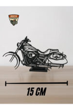 Harley Dyna Low Rider Masa Dekoru – Motor Tutkunlarına Özel Motosiklet Silüeti - Görsel 2