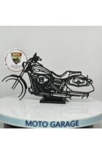 Harley Dyna Low Rider Masa Dekoru – Motor Tutkunlarına Özel Motosiklet Silüeti - Görsel 3