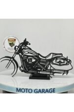 Harley Dyna Low Rider Masa Dekoru – Motor Tutkunlarına Özel Motosiklet Silüeti - Görsel 4