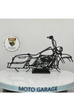 Harley Road King Masa Dekoru – Klasik Cruiser Motor Figürü/Silüeti - Görsel 3