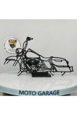 Harley Road King Masa Dekoru – Klasik Cruiser Motor Figürü/Silüeti - Görsel 6