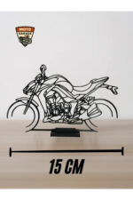 Kawasaki Z1000 Masa Dekoru – Naked Motor Figürü - Motosiklet Silüeti - Görsel 2