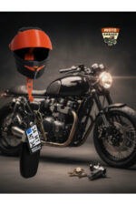 3D Baskı Hareketli Vizörlü Kask Anahtar Askılığı – Kırmızı Siyah | Motor & Motosiklet Severlere Özel - Görsel 3