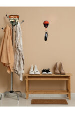 3D Baskı Hareketli Vizörlü Kask Anahtar Askılığı – Kırmızı Siyah | Motor & Motosiklet Severlere Özel - Görsel 4