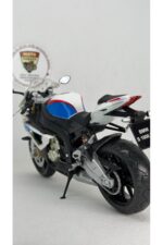 BMW S1000RR Motorsport 1:12 Ölçek Diecast Model Motosiklet - Görsel 4
