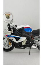 BMW S1000RR Motorsport 1:12 Ölçek Diecast Model Motosiklet - Görsel 5