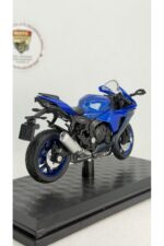 Yamaha YZF-R1 Yarış Mavisi 1:18 Ölçek Orijinal Lisanslı Diecast Model Motosiklet - Görsel 3