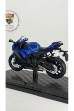 Yamaha YZF-R1 Yarış Mavisi 1:18 Ölçek Orijinal Lisanslı Diecast Model Motosiklet - Görsel 4