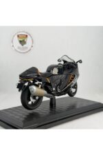Suzuki Hayabusa GSX-1300R Siyah Gold 1:18 Ölçek Diecast Model Motosiklet - Görsel 3