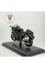Suzuki Hayabusa GSX-1300R Siyah Gold 1:18 Ölçek Diecast Model Motosiklet - Görsel 4