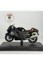 Suzuki Hayabusa GSX-1300R Siyah Gold 1:18 Ölçek Diecast Model Motosiklet - Görsel 5