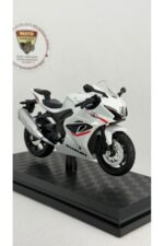 Suzuki GSX-R1000R Beyaz 1:18 Ölçek Diecast Model Motosiklet