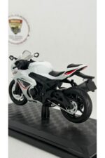 Suzuki GSX-R1000R Beyaz 1:18 Ölçek Diecast Model Motosiklet - Görsel 4