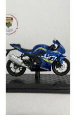 Suzuki GSX-R1000R MotoGP Edition Mavi 1:18 Ölçek Diecast Model Motosiklet - Görsel 2