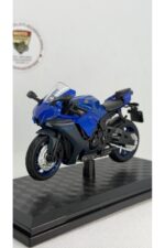 Yamaha YZF-R1 Yarış Mavisi 1:18 Ölçek Orijinal Lisanslı Diecast Model Motosiklet - Görsel 6