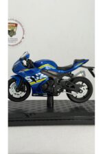 Suzuki GSX-R1000R MotoGP Edition Mavi 1:18 Ölçek Diecast Model Motosiklet - Görsel 5
