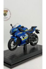 Suzuki GSX-R1000R MotoGP Edition Mavi 1:18 Ölçek Diecast Model Motosiklet - Görsel 6