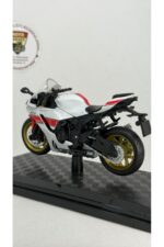 Yamaha YZF-R1 60. Yıl Özel Seri Beyaz/Kırmızı 1:18 Ölçek Orijinal Lisanslı Diecast Model Motosiklet - Görsel 4