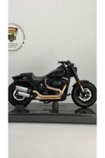 Harley-Davidson 2022 Fat Bob 114 Maisto 1:18 Ölçek Orijinal Lisanslı Diecast Model Motosiklet - Görsel 2