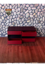 1/18 Ölçek Mini 6 Çekmeceli Tekerlekli Garaj Dolabı - Diorama Aksesuarı - Görsel 3